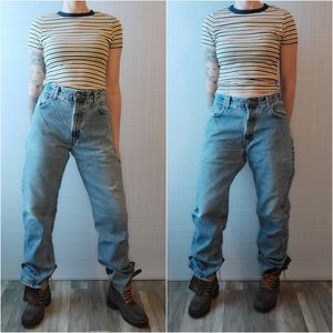 VINTAGE Levi's 505 Jeans 12 Regular Fit Straight Leg Distressed 90s Y2K